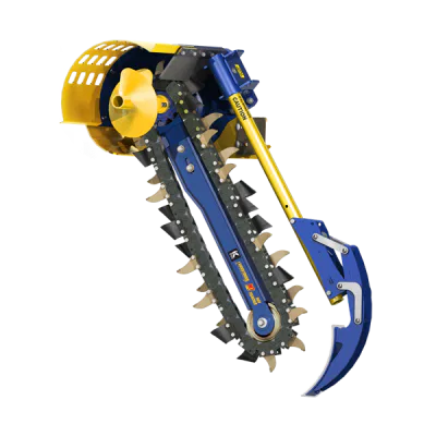 Trenchers for Excavators 2.5T-5T, 80HP Skid Steer Loaders & Mini Loaders